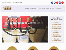 Tablet Screenshot of generaltransformer.com